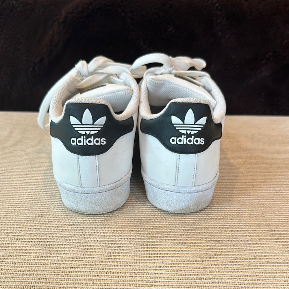 Adidas OG Superstar White and Black Sneakers - Picture 3 of 6